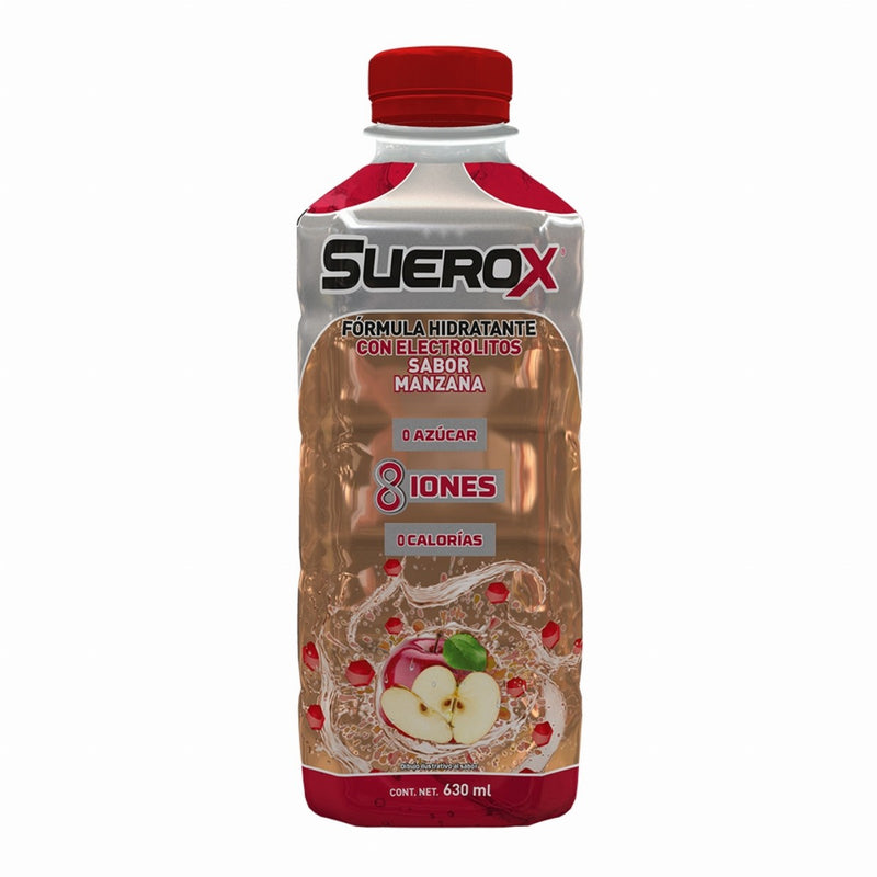 Suerox 8 iones manzana 630ml