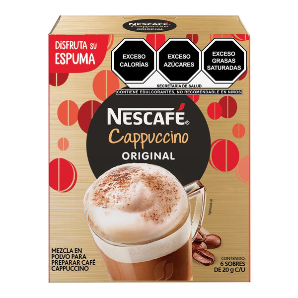 Nescafe cappuccino original stick 20 gr disay con 6