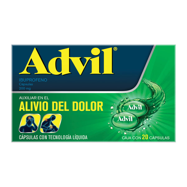 Advil fastgel 20 capsulas