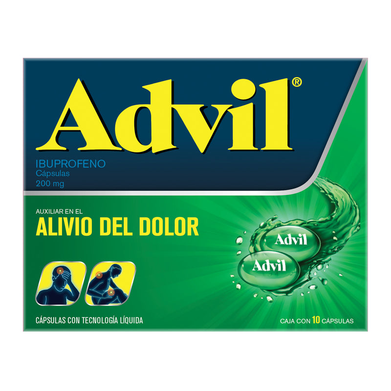 Advil fastgel 10 capsulas