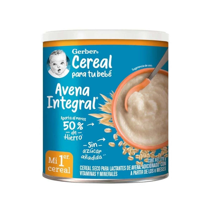 Gerber cereal 1a etapa avena integral 270g