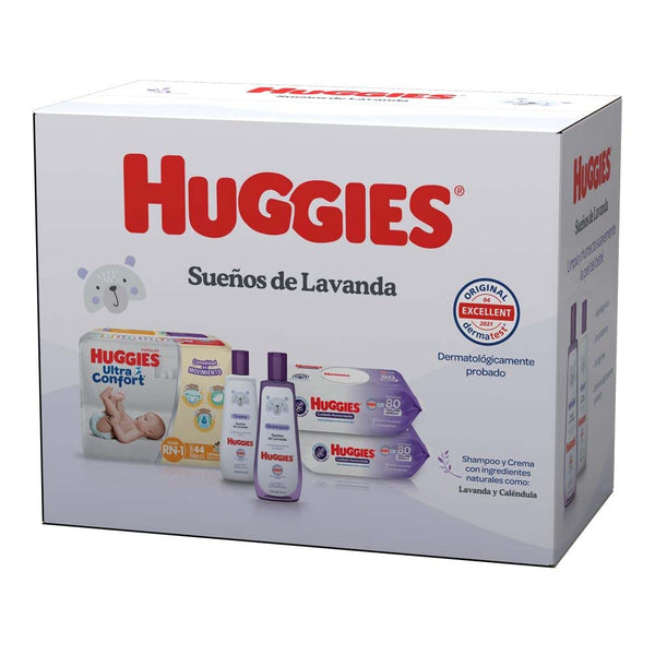 Huggies baby set sueños de lavanda