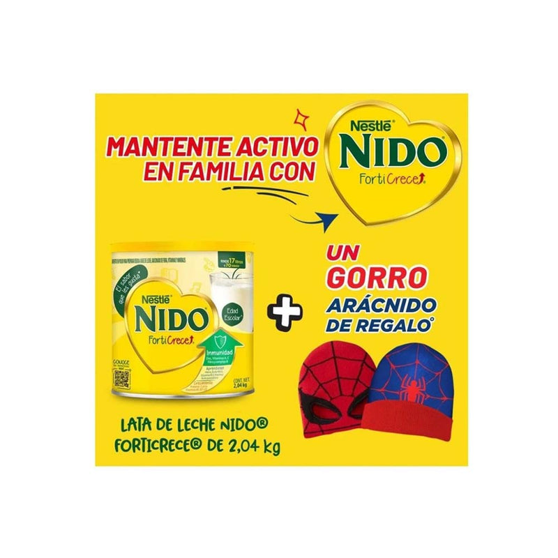 Leche Nido forticrece 2.04kg spiderman