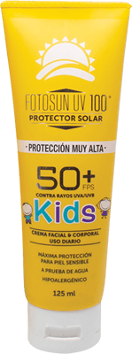 Protector solar Fotosun UV 100 fps para niños 125ml