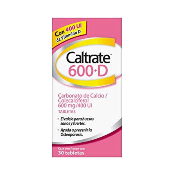 Caltrate 600d 30 tabletas