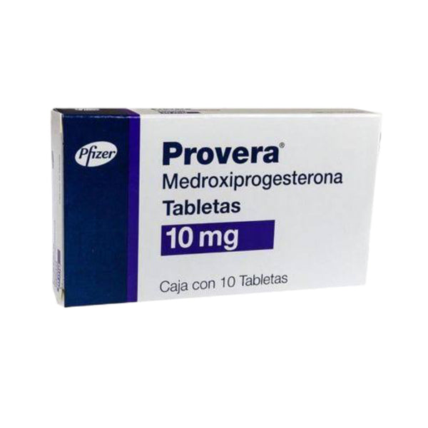 Provera 10 tabletas 10mg