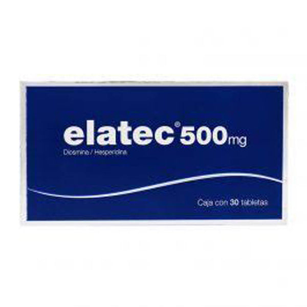 Elatec 30 tabletas 500mg