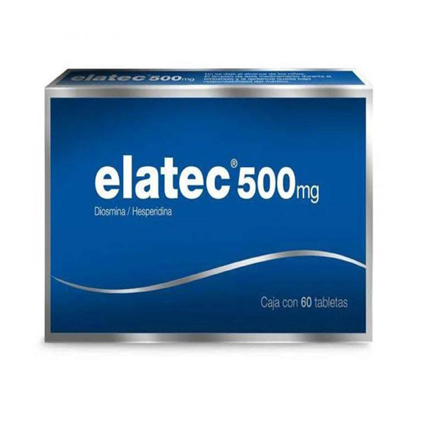 Elatec 60 tabletas 500mg