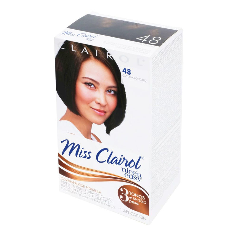 Tinte miss clairol castaño obscuro no 48