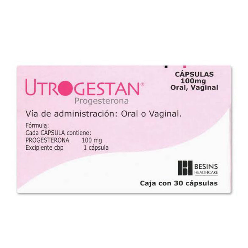 Utrogestan 30 perlas 100mg