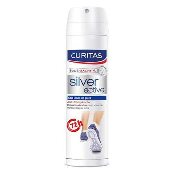 Curitas desodorante spray silver 150m