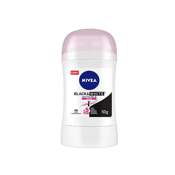Desodorante nivea inv b&w barra 50g