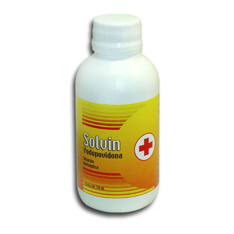 Yodopovidona 1.0 g./100 ml. solucion 120ml (solvin)