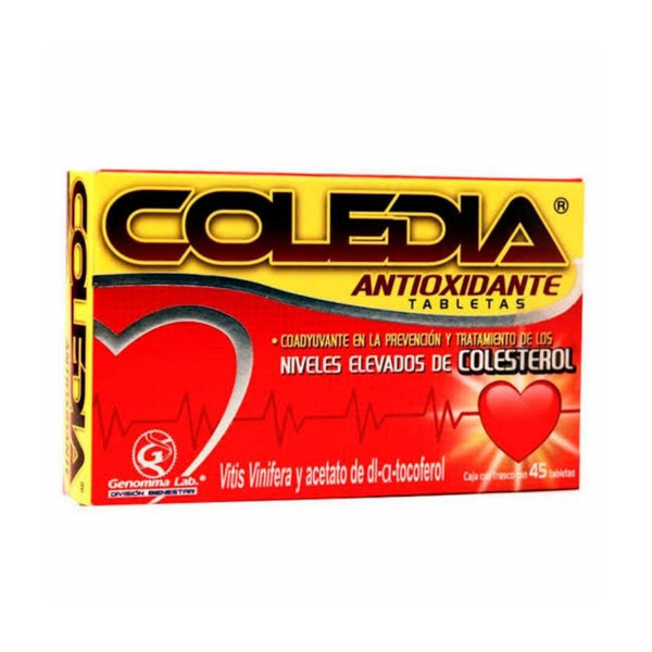 Coledia antioxidante 45 tabletas