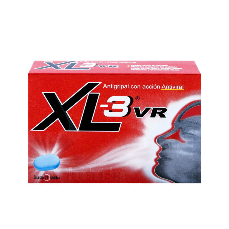 Xl3 vr antiviral 24 tabletas