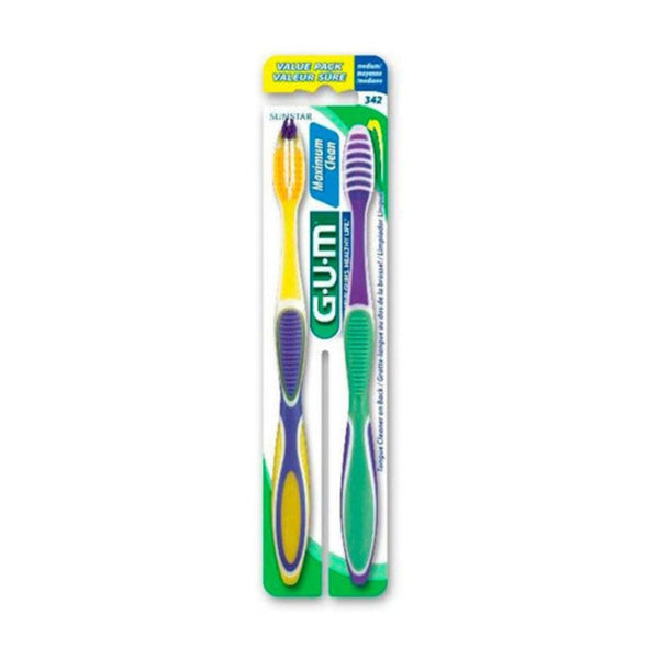 Cepillo dental maxium clen con 2 piezas