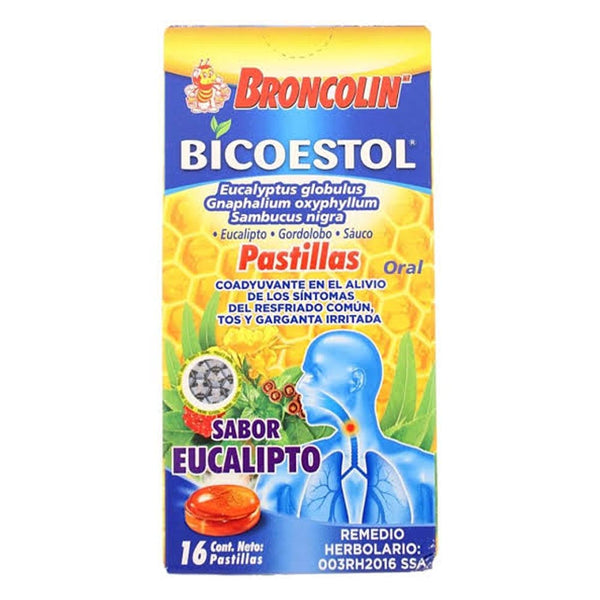 Broncolin bicoestol pastillas eucal con16