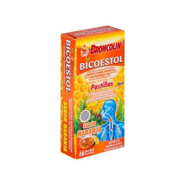 Bicoestol naranja 16 pastillas