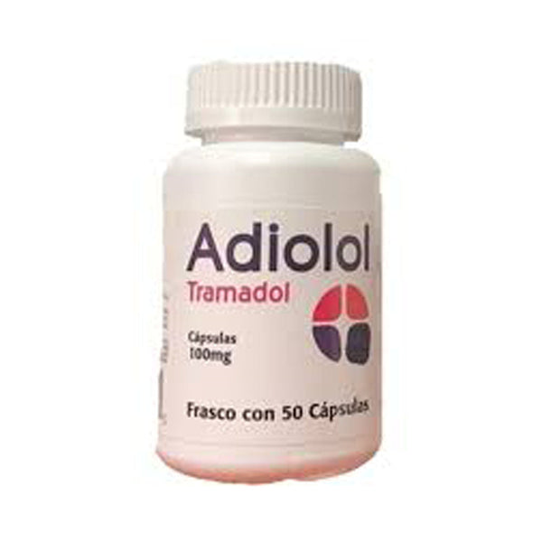 Tramadol 100mg 50 capsulas (adiolol)