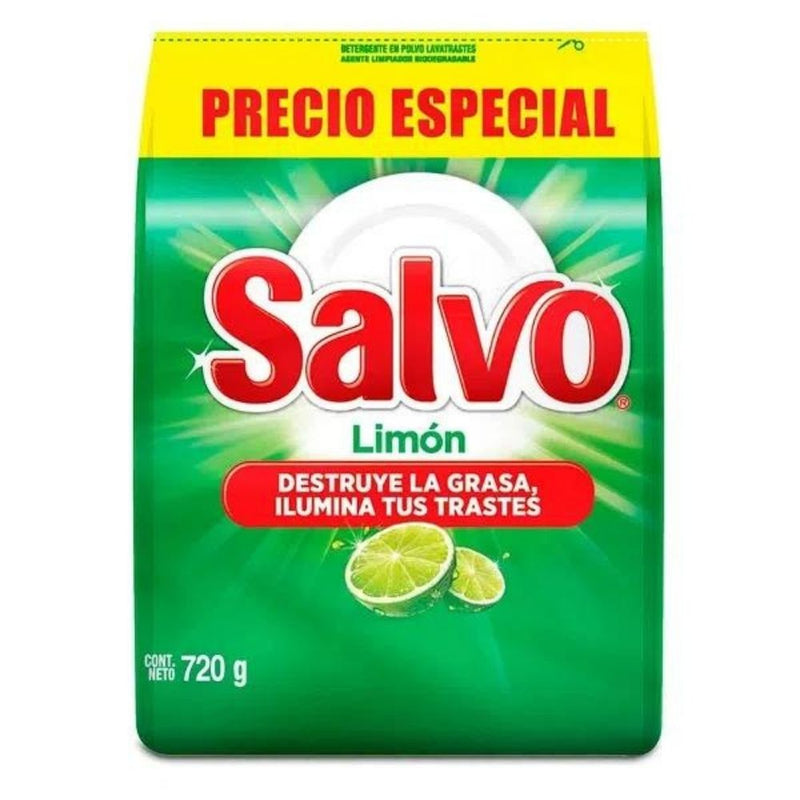 Detergente salvo limon polvo 720gr