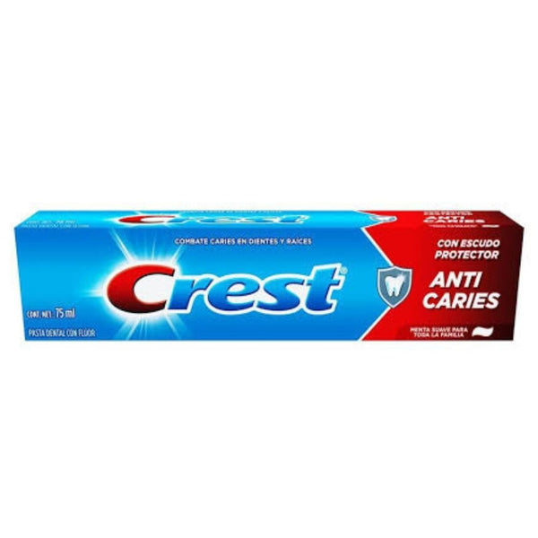 Crest pastillas dental 75ml anticaries