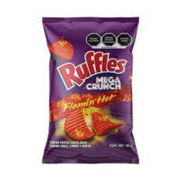 Ruffles mega crunch flamin hot 48 gr.