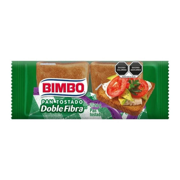 PAN TOSTADO DOBLE FIBRA 250 GR