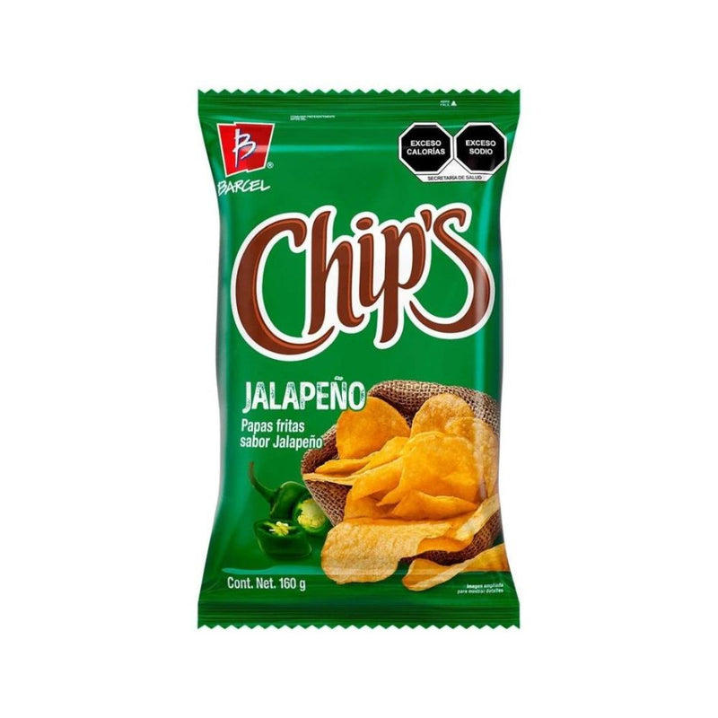 Chips jalapeã‘o 170 gr.