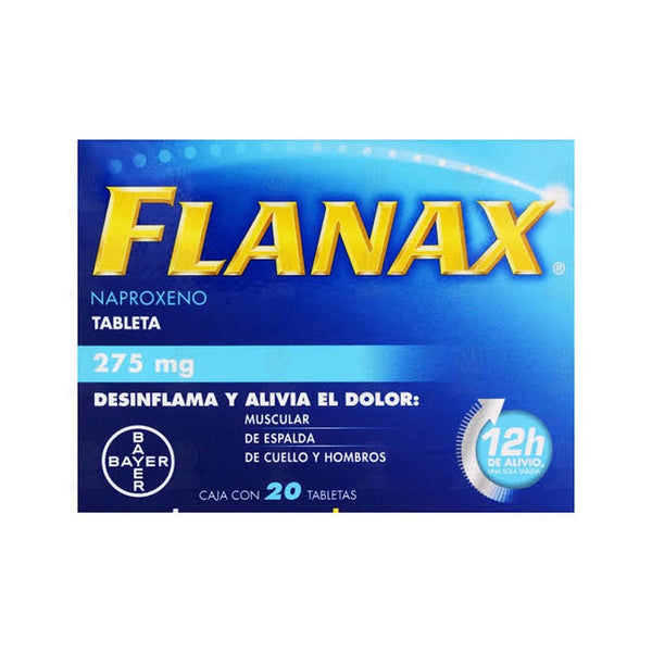Flanax 20 tabletas 275mg