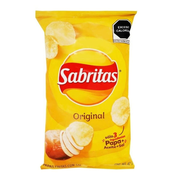 Papas sabritas sal 42gr