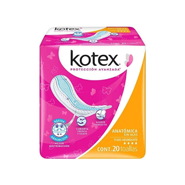 Toallas kotex free soft clasica 20