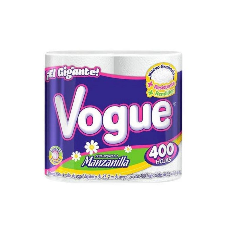 Papel higienico vogue 4 piezas