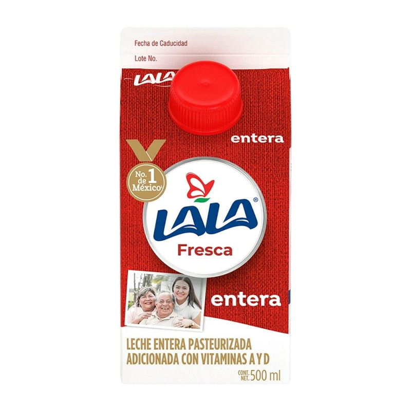 Leche lala premium entera 500ml c