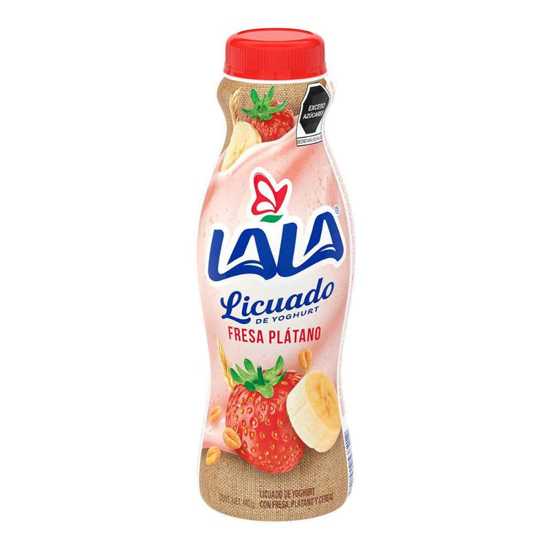 Yogurt lala licuado fresa platano 440 gr