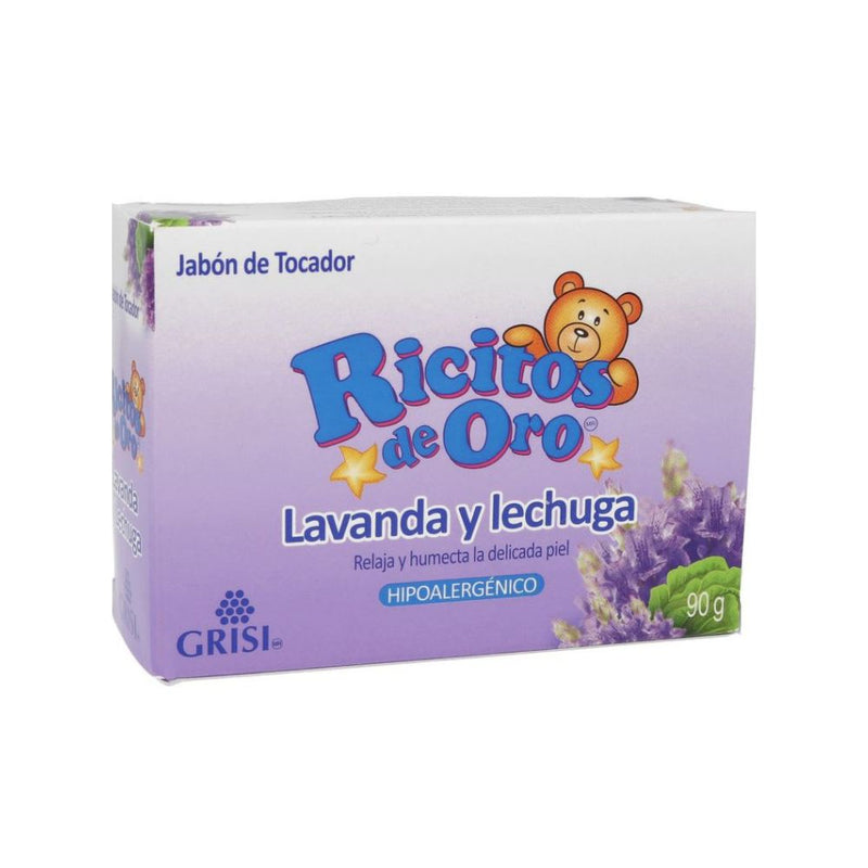 Jabon ricitos de oro lavanda y lechuga 90g