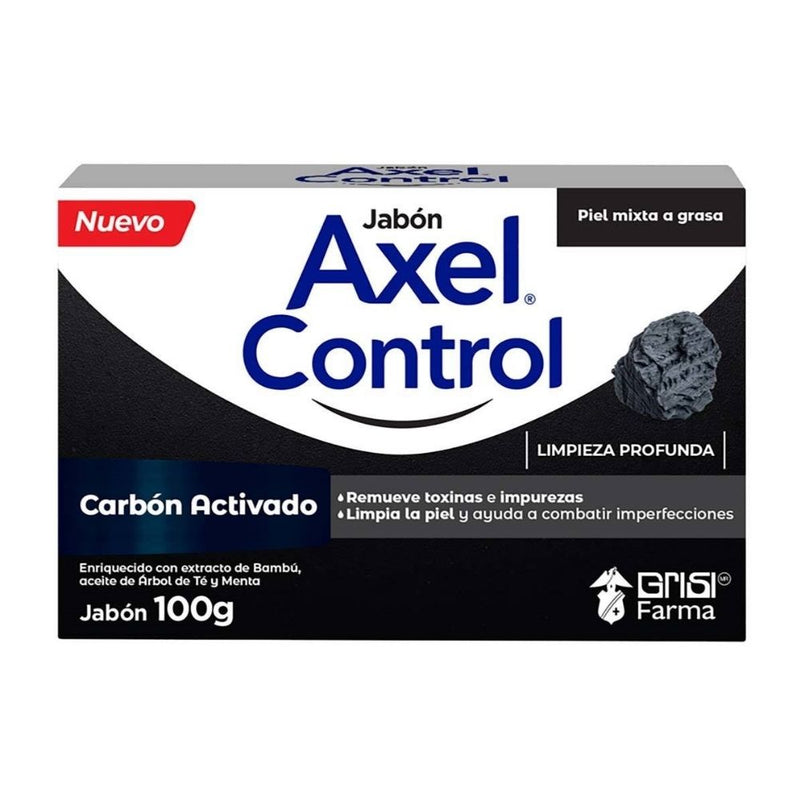 Jabonon axel control carbon activado 100g