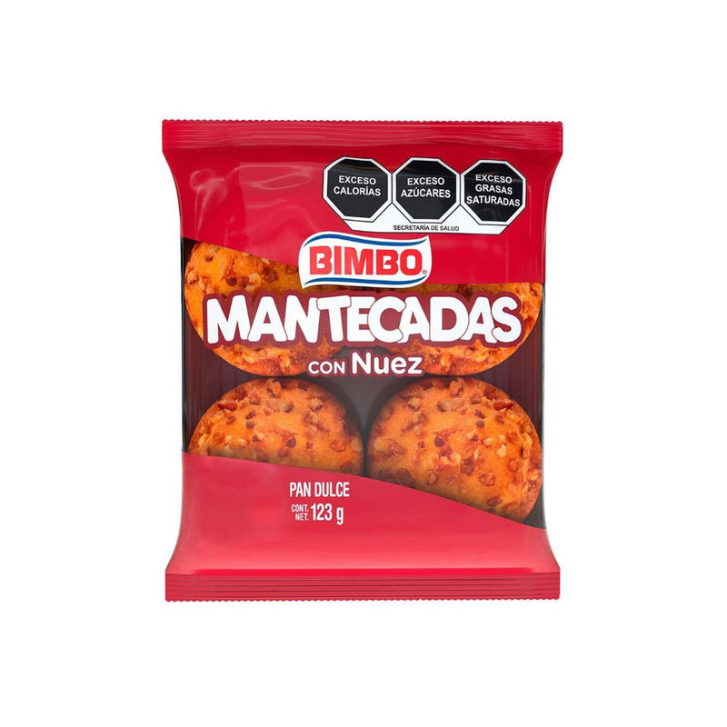 Mantecadas bimbo de nuez con 4