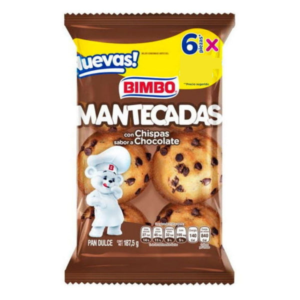 Mantecadas chispa chocolate 190 gr