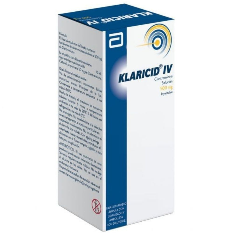 Klaricid iv solucion inyectables 500mg