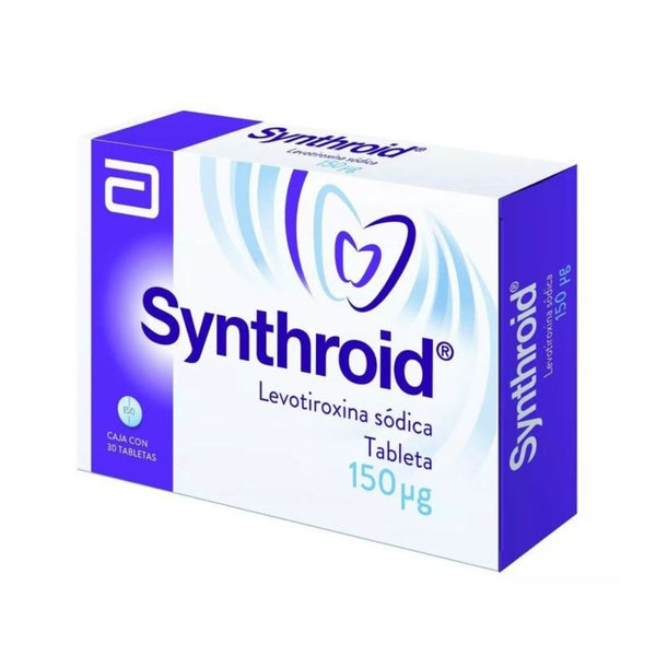 Synthroid 30 tabletas 150mcg