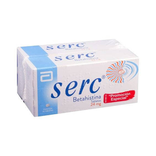 Serc duopack 30 tabletas 24mg