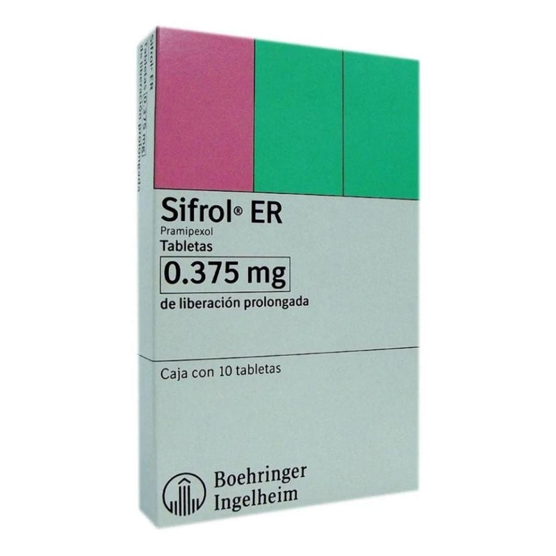 Sifrol er 0.375 mg 10 tabletas