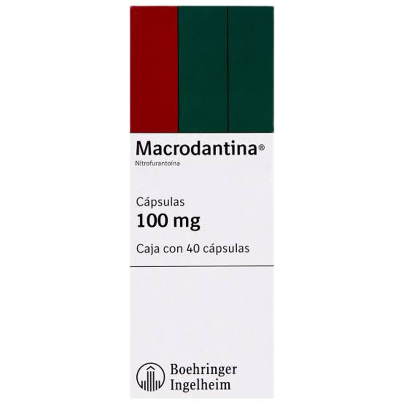 Macrodantina 40 capsulas 100mg
