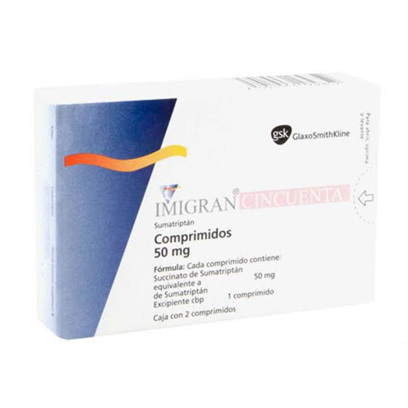 Imigran 2 comprimidos 50mg