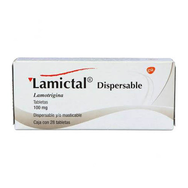 Lamictal Dispersable 28 tabletas 100mg