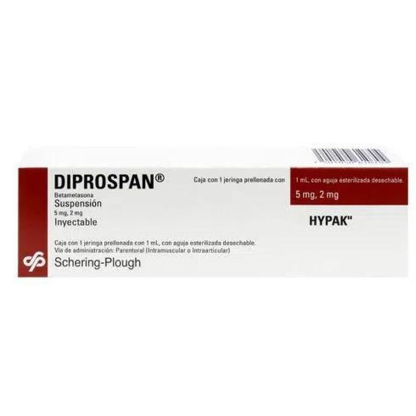 Diprospan hypak suspension inyectables 1ml