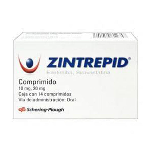 Zintrepid 14 comprimidos 10mg/20mg
