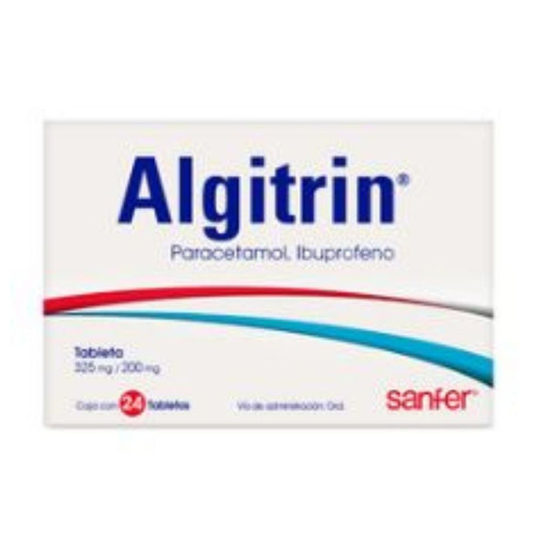 Algitrin 24 tabletas 325mg/200mg