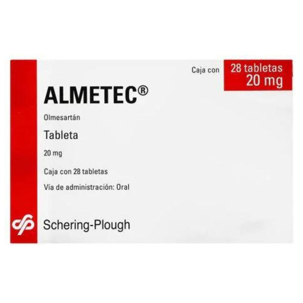 Almetec con 28 tabletas 20 mg