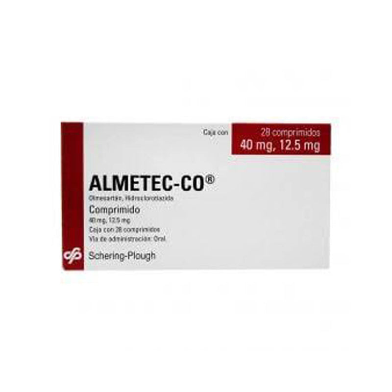Almetec-co 28 comprimidos 40mg/12.5mg
